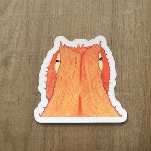 Giant Pacific Octopus Face Sticker
