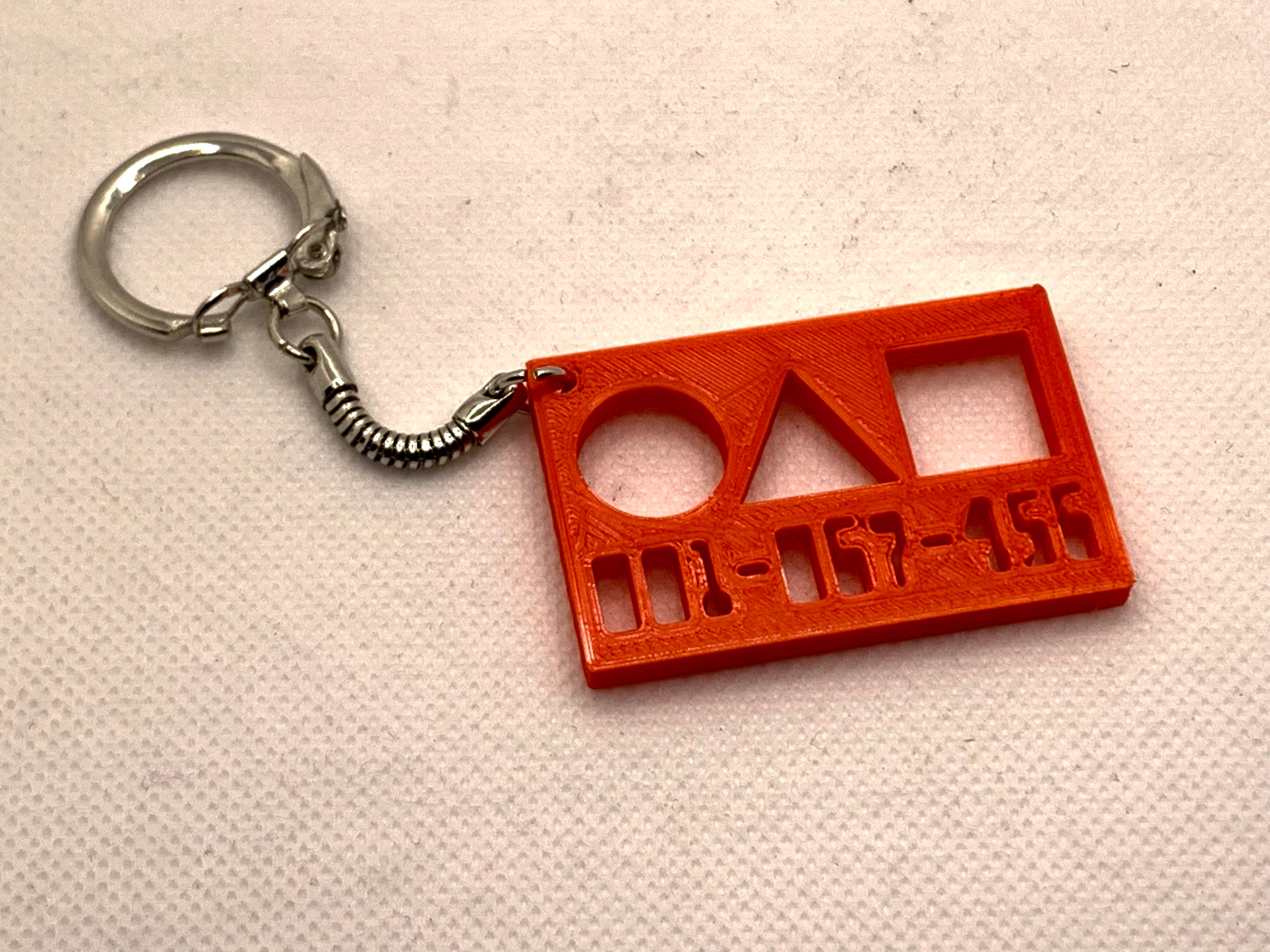 STL file Squid Guy Key Chain Charm (Blooper) 🦑・3D print design to  download・Cults