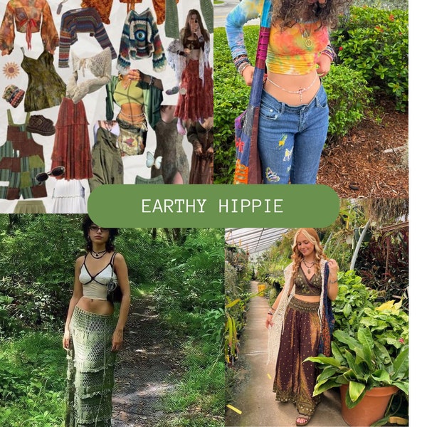 Earthy Hippie Style Bundle aesthetic clothing mystery box