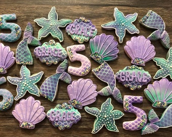 Mermaid cookies