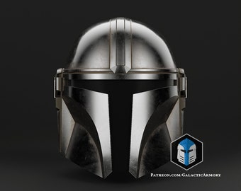 Mandalorian Heavy Helmet 3D Printed Replica - Star Wars Fan Art