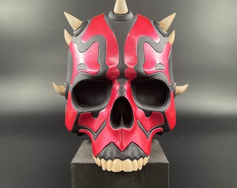 Darth Maul 3D Printed Head Sculpture - A Unique Decoration Piece for Star Wars Fans