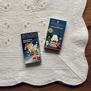 Pochacco: Exciting Birthday - Sonic The Hedgehog Movie - Vintage Children's Cartoon VHS Tapes