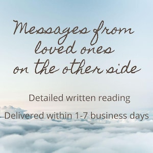 Messages de l'autre côté, lecture détaillée de 500 mots, lecture de médiumnité, communication avec des proches décédés, parler au ciel