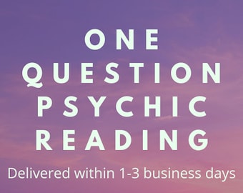 One Question Psychic Reading