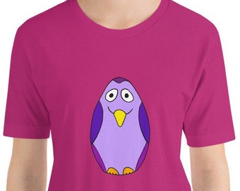 Purple Penguin Shirt - Etsy
