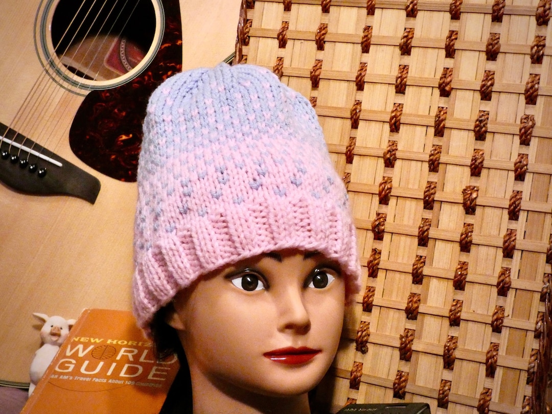 Only Ombre Knit Beanie Hat Women pink Hats & Caps Kezia Ombre Beanie Pink Ombre | French Connection EU main image 4