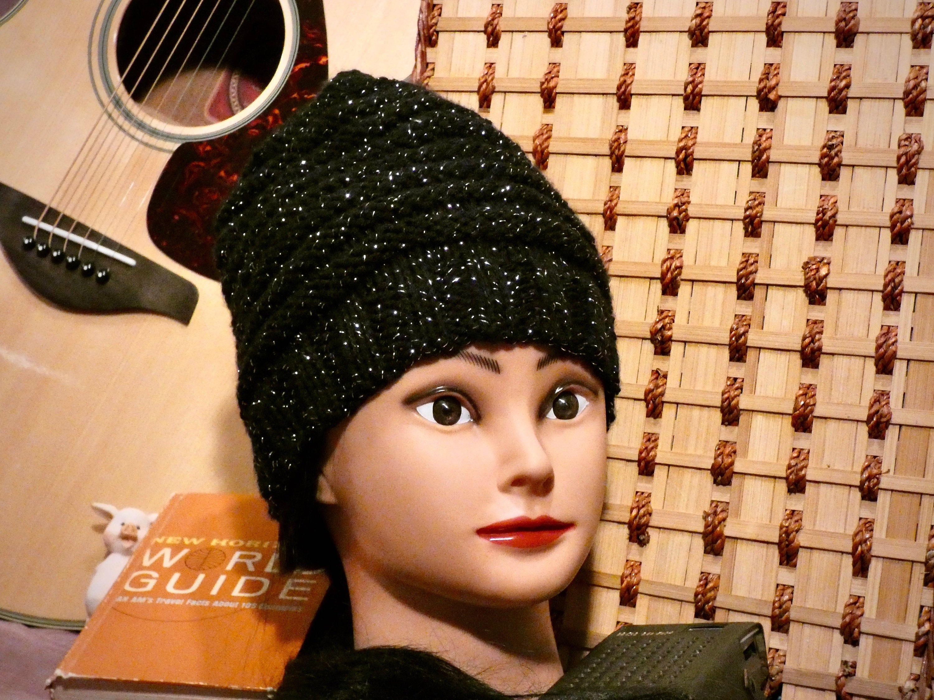 Obsidian Sparkle Black Ridge Stitch 