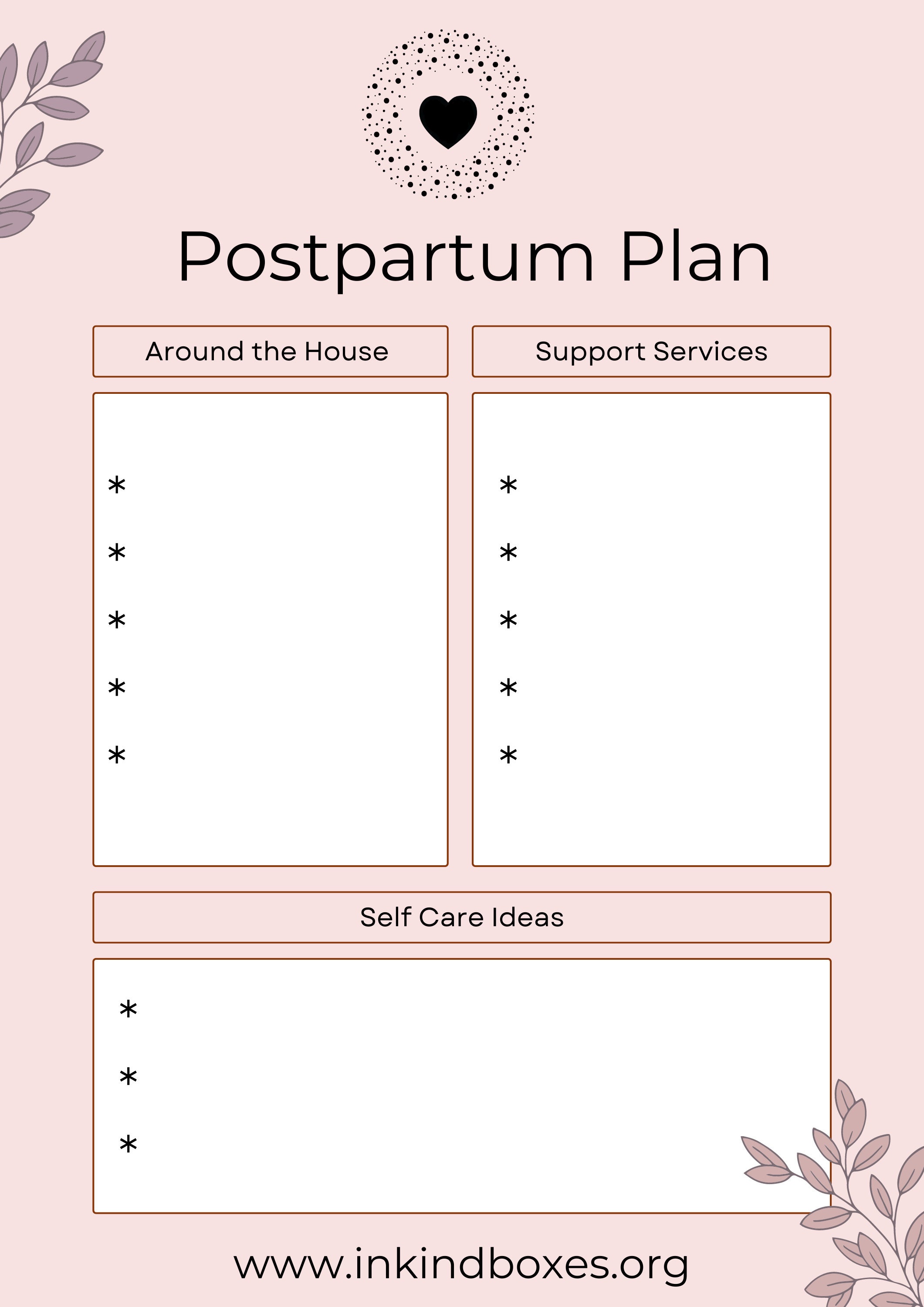 Postpartum Care Plan | New Parent Support | Preparing for After Baby ...