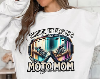 Motocross Mom Digital Art PNG, Dirt Bike Racing Print, Mother's Day Gift for Moto Moms, Motocross Mom Sublimation Design