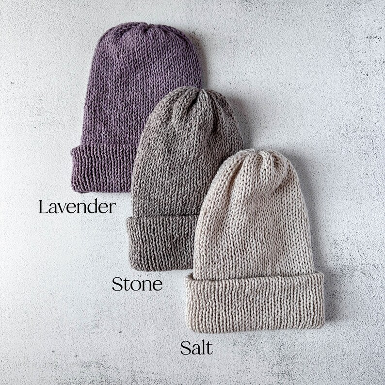 grey knit beanies
