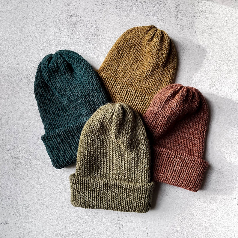earth tone color beanies