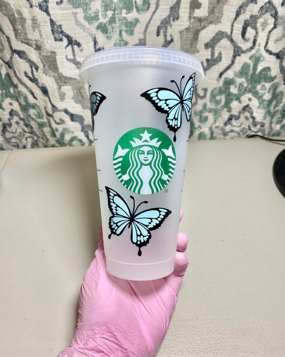 Starbucks, Other, Butterfly Starbucks Custom Cold Cup