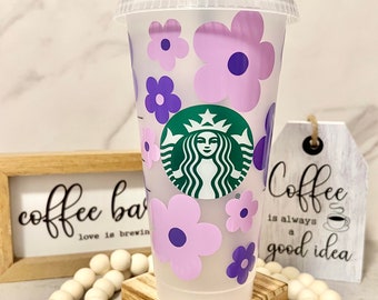 Starbucks 591ml/20oz Gradient Purple Jewelled Straw Cup – Ann