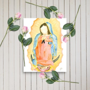 Our Lady of Guadalupe Poster - Etsy