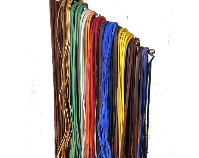 Lot De 12 Lacets En Cuir Pour Gant De Baseball/softball - 1/8 X 72 Pouces Noir, Neuf USA