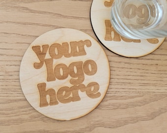 Custom Wooden Coasters | Personalized Coaster | Custom Coasters | Custom logo Coasters