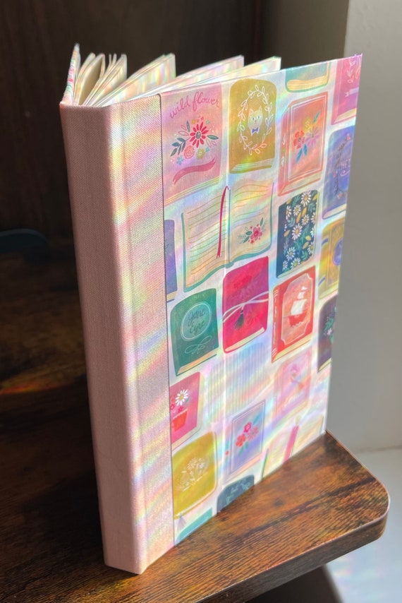 Book Lovers Handbound Hard Cover Journal: Lined or Blank Notebook