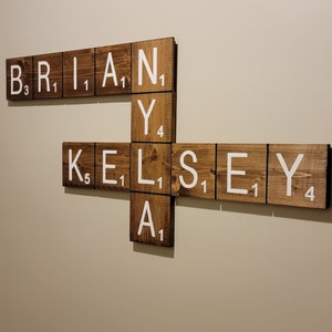 Scrabble Letter Tiles