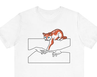 Cat Creation, Funny Cat Shirt, Funny Tee, Cute Animal Shirt, Woordspeling Lover, Kitten Shirt, Cat Lover, Grappig Shirt, Cat Shirt, Cat Dad, Cat Mom