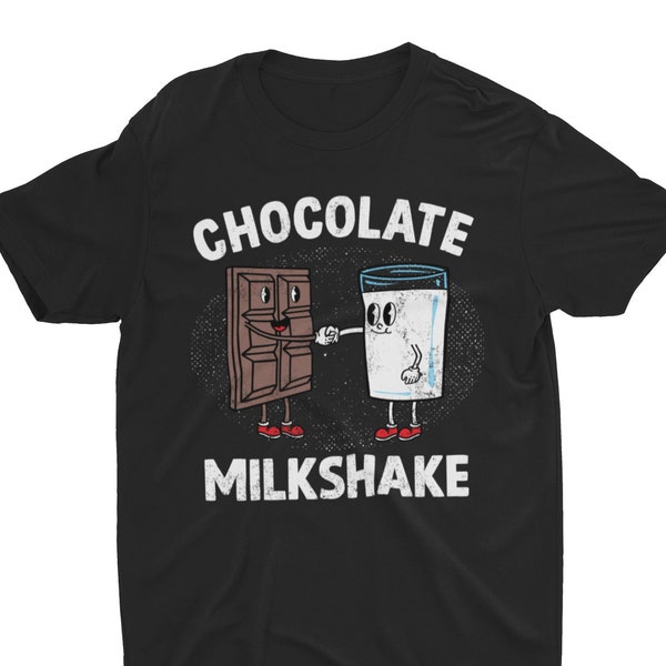 Chocolate Milkshake, Funny Pun Shirt, Retro Graphic Tee, Punny Humor, Chocolate Lover, Hilarious Shirt, Foodie Gift, Unisex Mens Womens