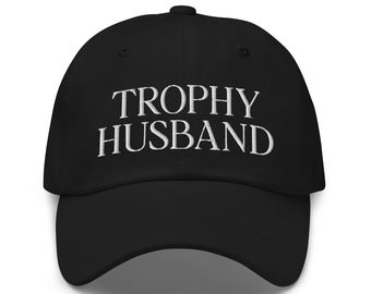 Gorra bordada de marido trofeo: gorra divertida para papá