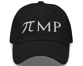 PiMP Broderad pappahatt: Rolig meme-keps