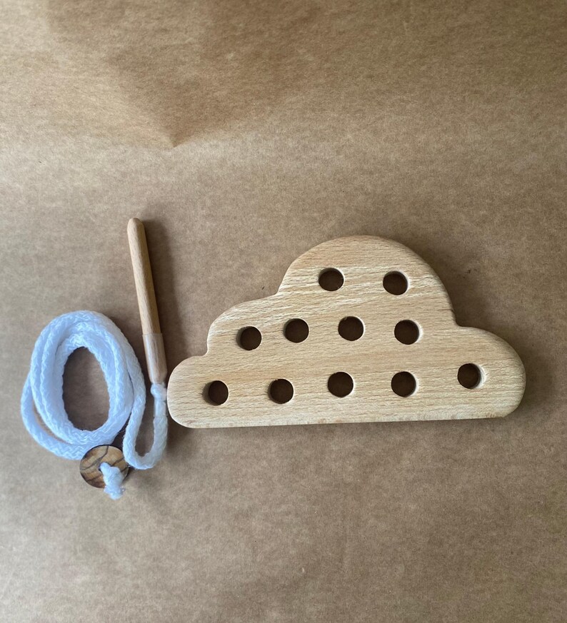 Photo inspiration: Picture Idea: Montessori Wooden Lacing Toy Set Educational Fine Motor Skills Toy