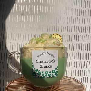 Shamrock Shake Candle