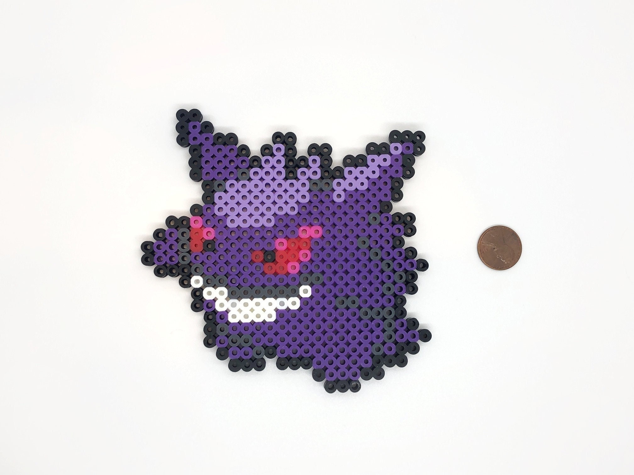 Pokémon Gengar Perler Perler Bead Art, Fuse Bead Art Etsy Canada