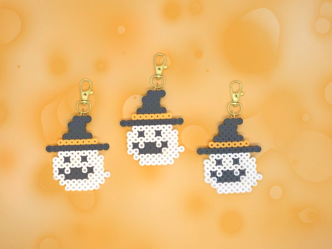 Spooky Ghost Perler Bead Charm Fuse Bead Art - Etsy