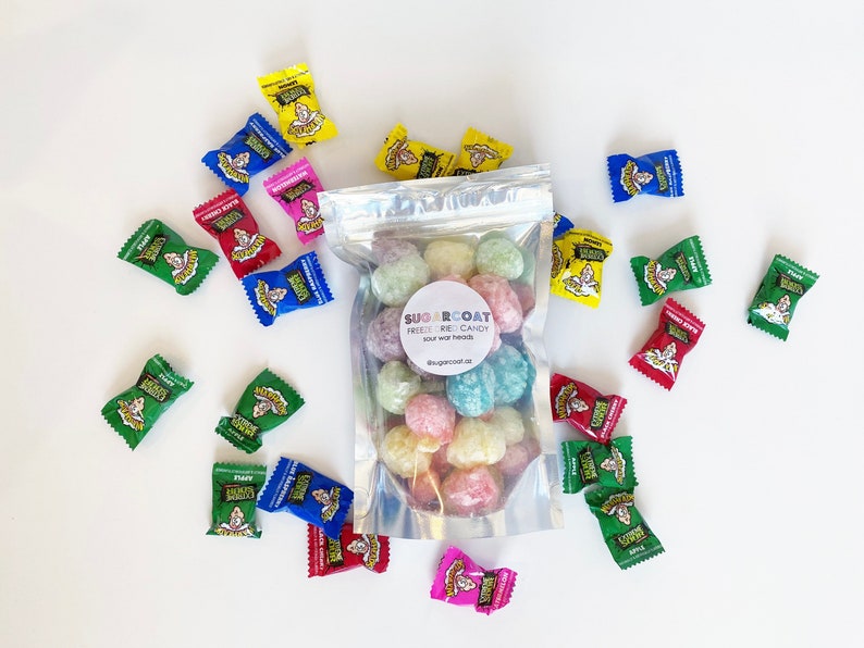 Freeze Dried Sour Warheads Freeze Dried Sour Candy Sour Etsy Australia