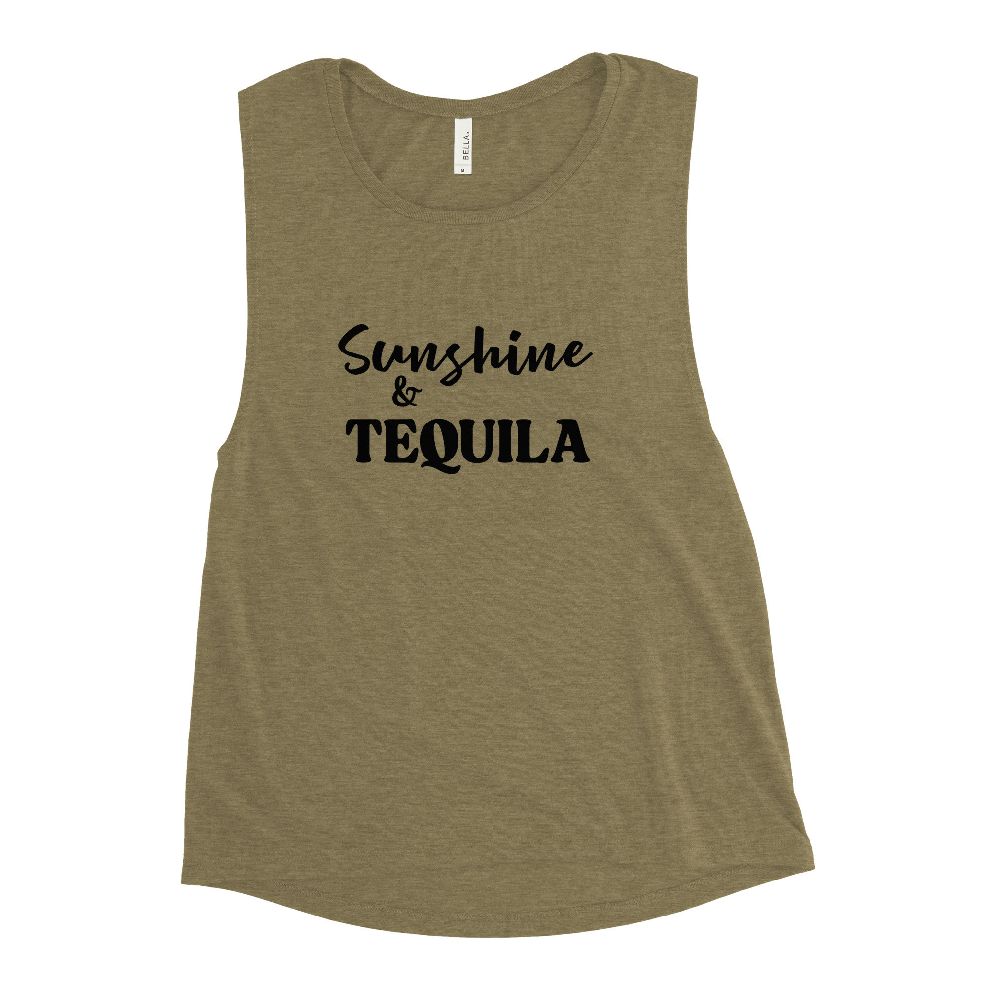 Sunshine & Tequila Muscle Tank Tequila Shirt Tequila Tank Margarita