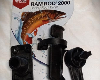 Vintage Ram Rod 2000, Angelruten Halter, Neu