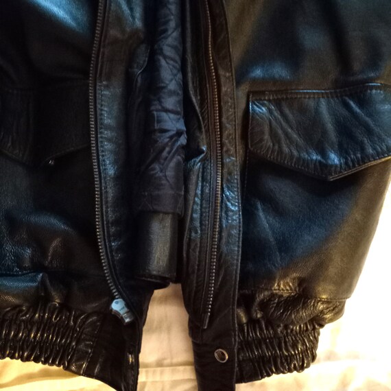 Vintage Interstate Men's Leather Jacket, Size XL - Gem