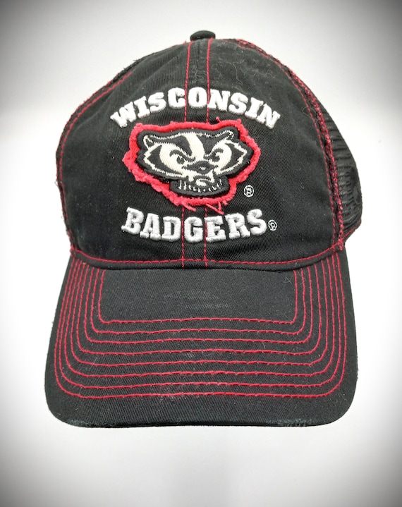 Vintage Wisconsin Badgers Trucker Hat New With Tag