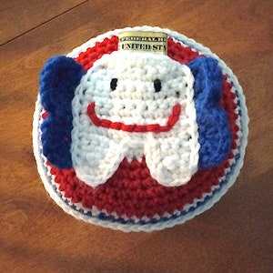 Tooth Fairy Pillow Handmade in America&#39;s Colors Money Pocket