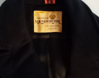 Men's Vintage Coat 80 percent cashmere, 20 percent mink READ