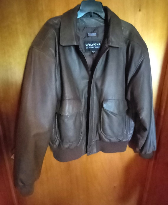 Wilson leather shop flight jacket