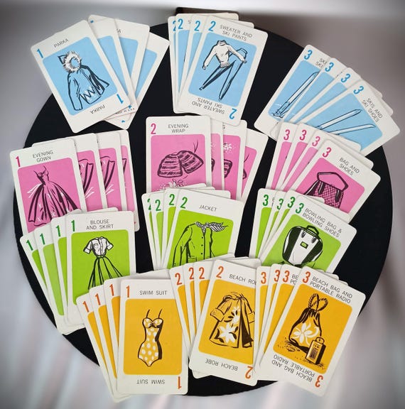 Mystery Date Game 1965 Replacement Card Set - Complete - Etsy