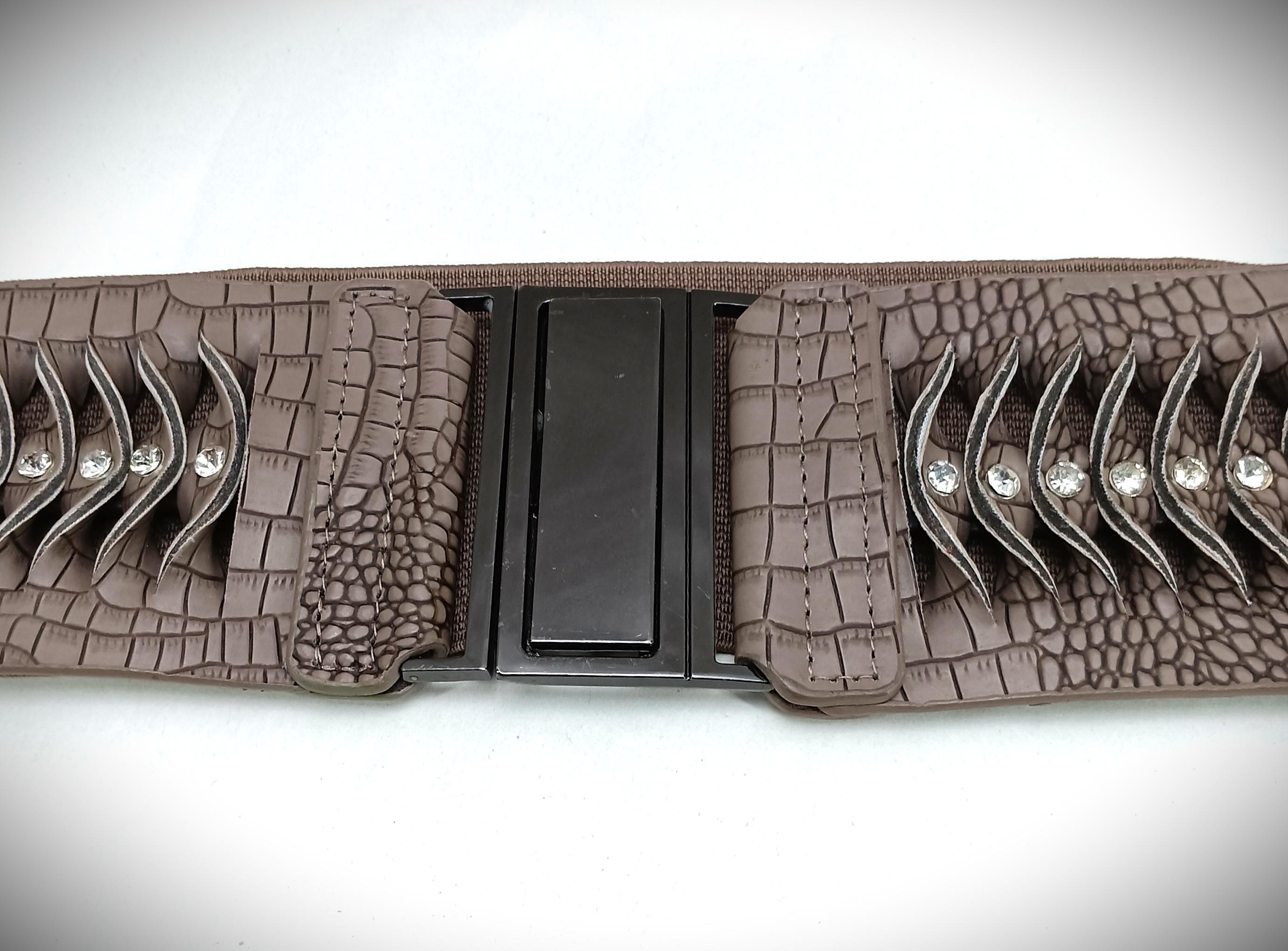 Stretch Vintage Belt Parts Leather & Fabric, Wide 1980s - Etsy