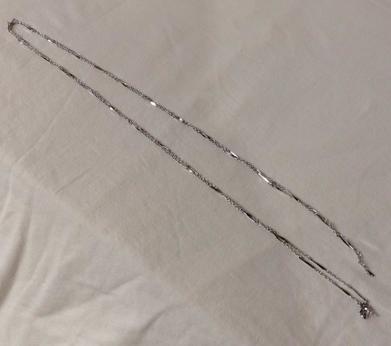 Vintage Trifari  50 Inch Long Sparkling Silver To… - image 6