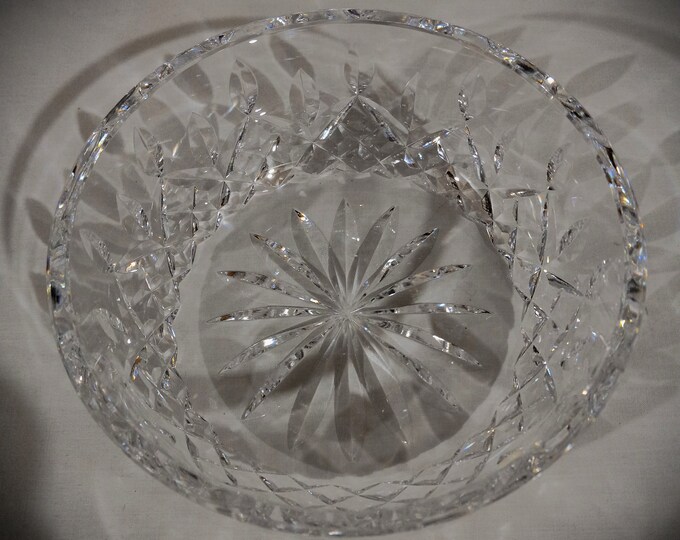 Vintage Waterford Sparkling Crystal Bowl - Etsy