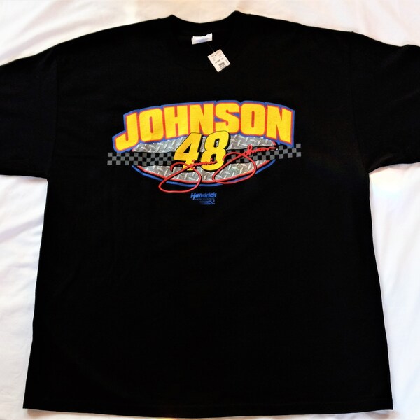 Vintage 2002 Nascar Jimmie Johnson M&O Knits, XXL - New with tags