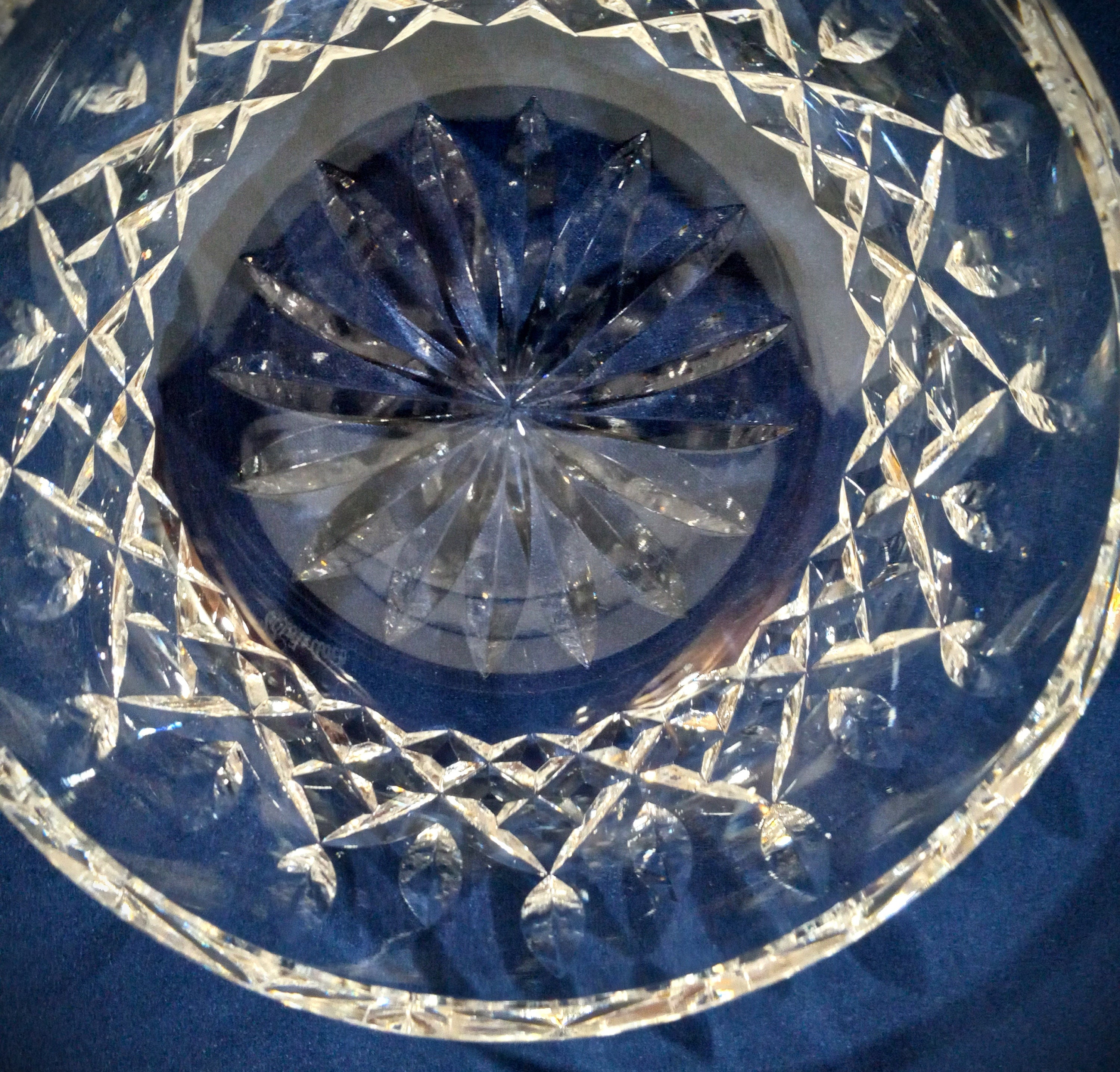 Vintage Waterford Sparkling Crystal Bowl - Etsy