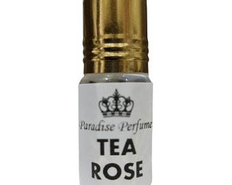Tea Rose | Gorgeous Uplifting Roll On Fragrance Perfume Oil 3ml 6ml 12ml | Amazing Scent | Vegan & Cruelty-Free | Alcohol-Free | PPG