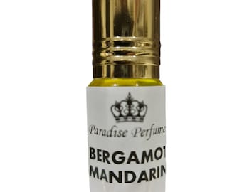 Olio profumato roll-on al bergamotto e mandarino / Profumo agrumato e legnoso