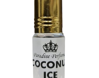 Coconut Ice Perfume Oil: Vegan Alcohol-Free Fragrance