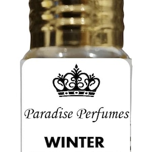Winter Collection Roll On Perfume Oil 3ml: Vegan & Alcohol-Free