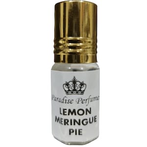 Cytrynowe ciasto bezowe | Wspaniały, pyszny olejek perfumowany w rolce 3 ml, 6 ml, 12 ml | Zapach | Wegański i nietestowany na zwierzętach | Bez alkoholu | PPG